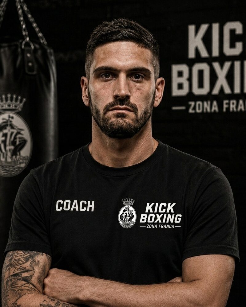 Gabriel López Villamarín, coach de Kickboxing Zona Franca